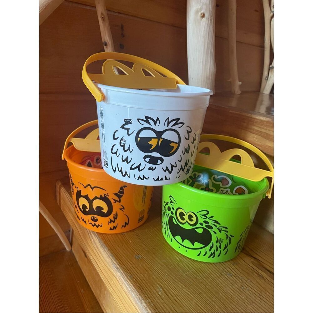 2024 McDONALD'S Halloween Buckets x3